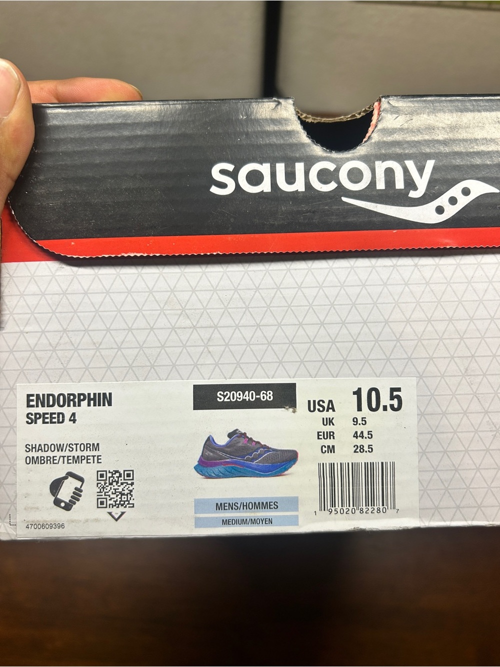 Saucony Endorphin Speed 4 Men's Running Shoes - Shadow/Storm (Blue/Purple/Teal)